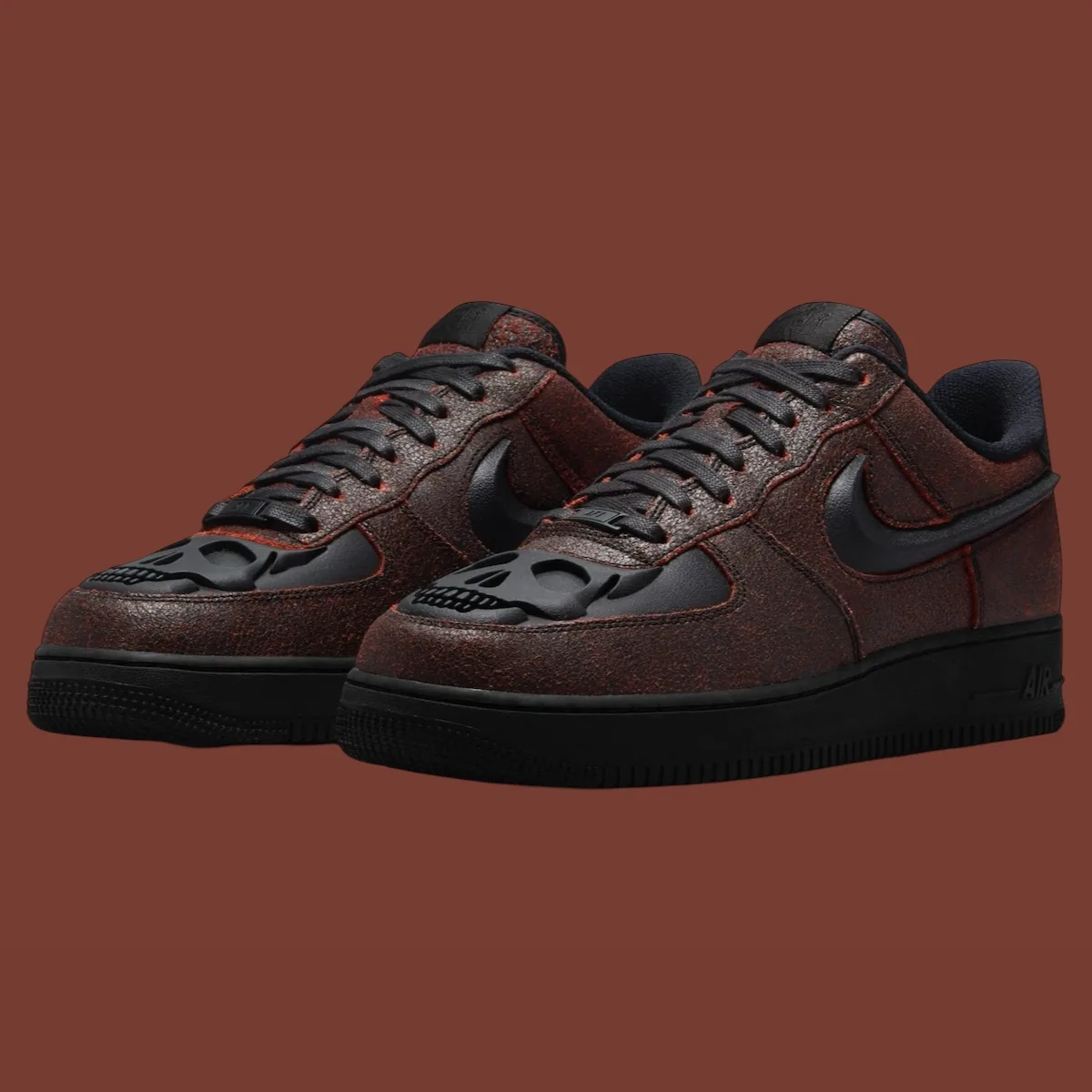 Nike Air Force 1 Low QS Halloween Skull, shot