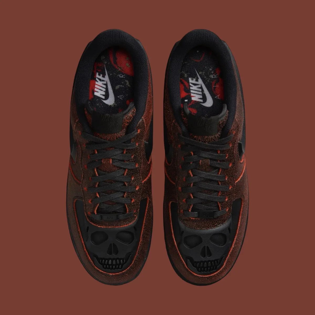 Nike Air Force 1 Low QS Halloween Skull, shot