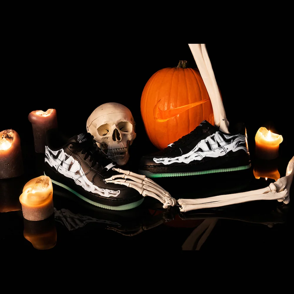 Nike Air Force 1 Low Skeleton Black
