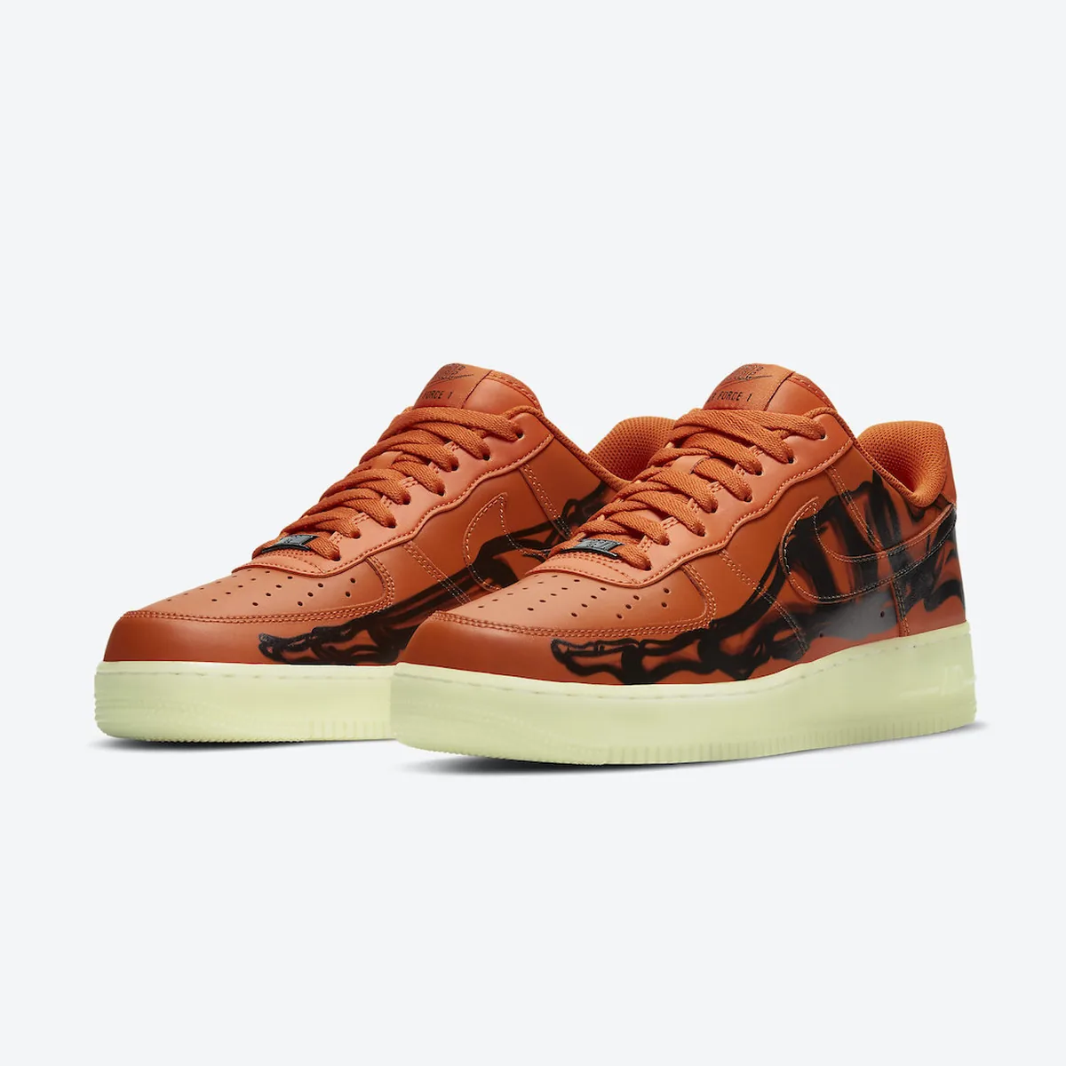 Nike Air Force 1 Low Skeleton Orange