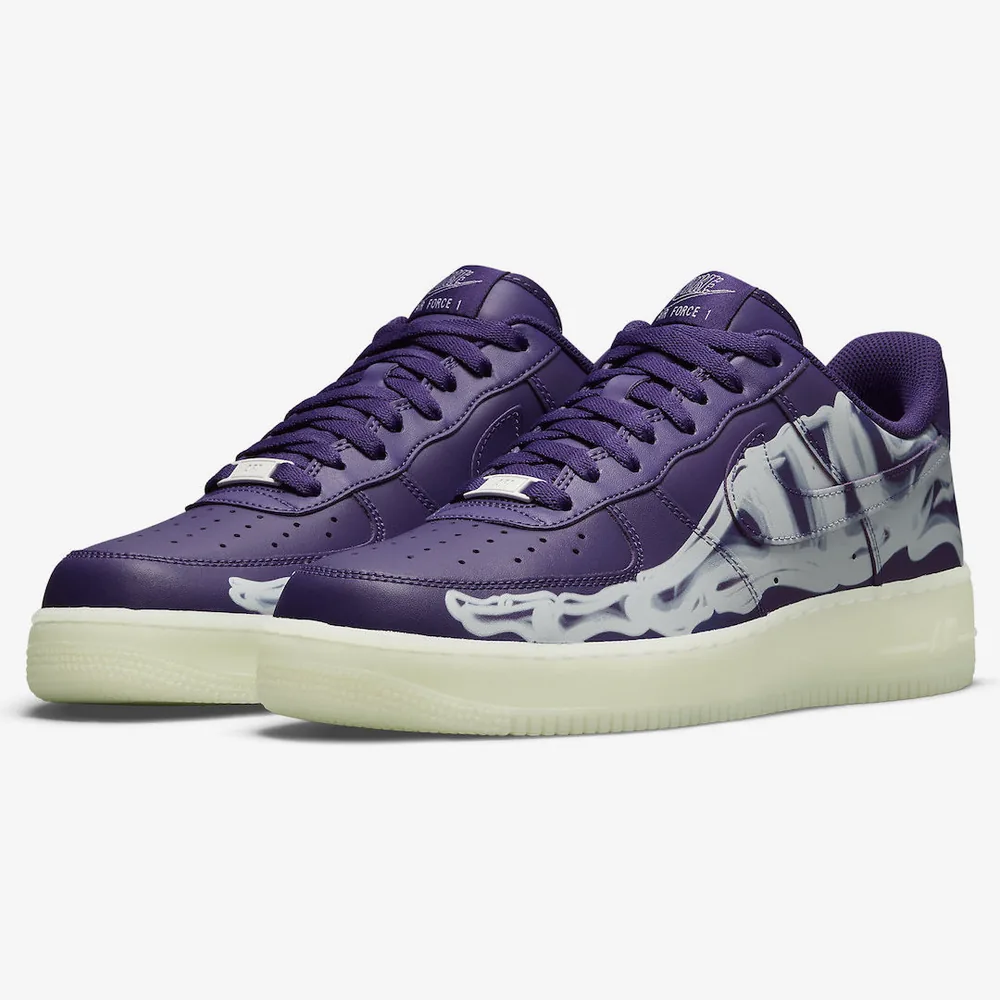Nike Air Force 1 Low Skeleton Purple