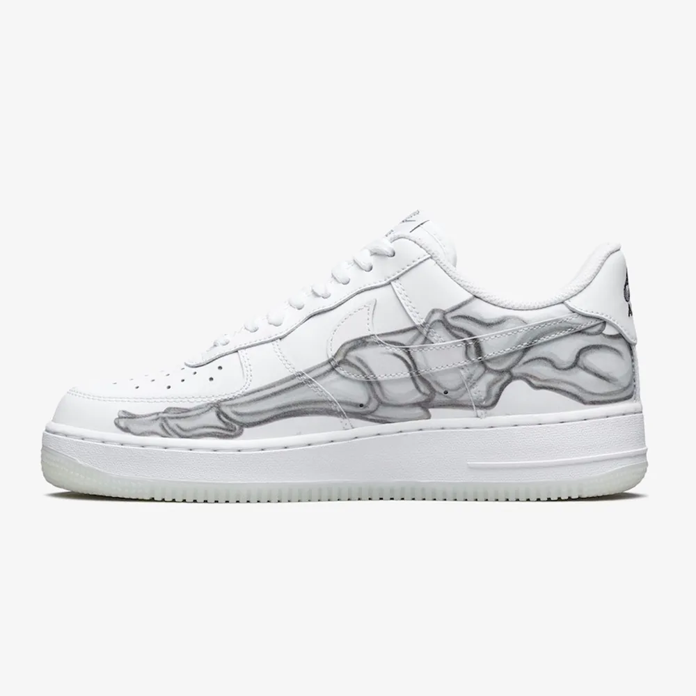 Nike Air Force 1 Low Skeleton White, shot