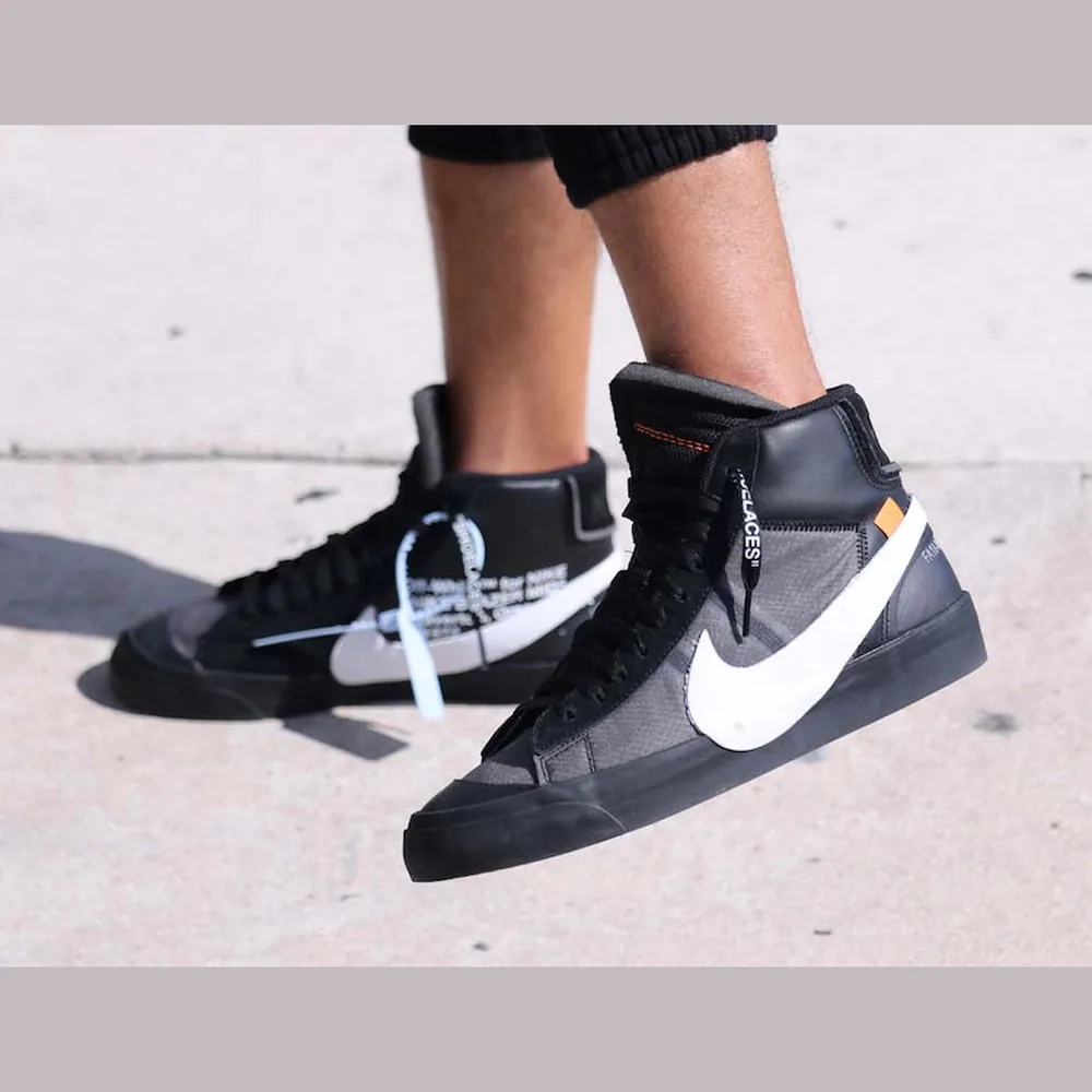Off-White x Nike Blazer Mid Grim Reaper, shot